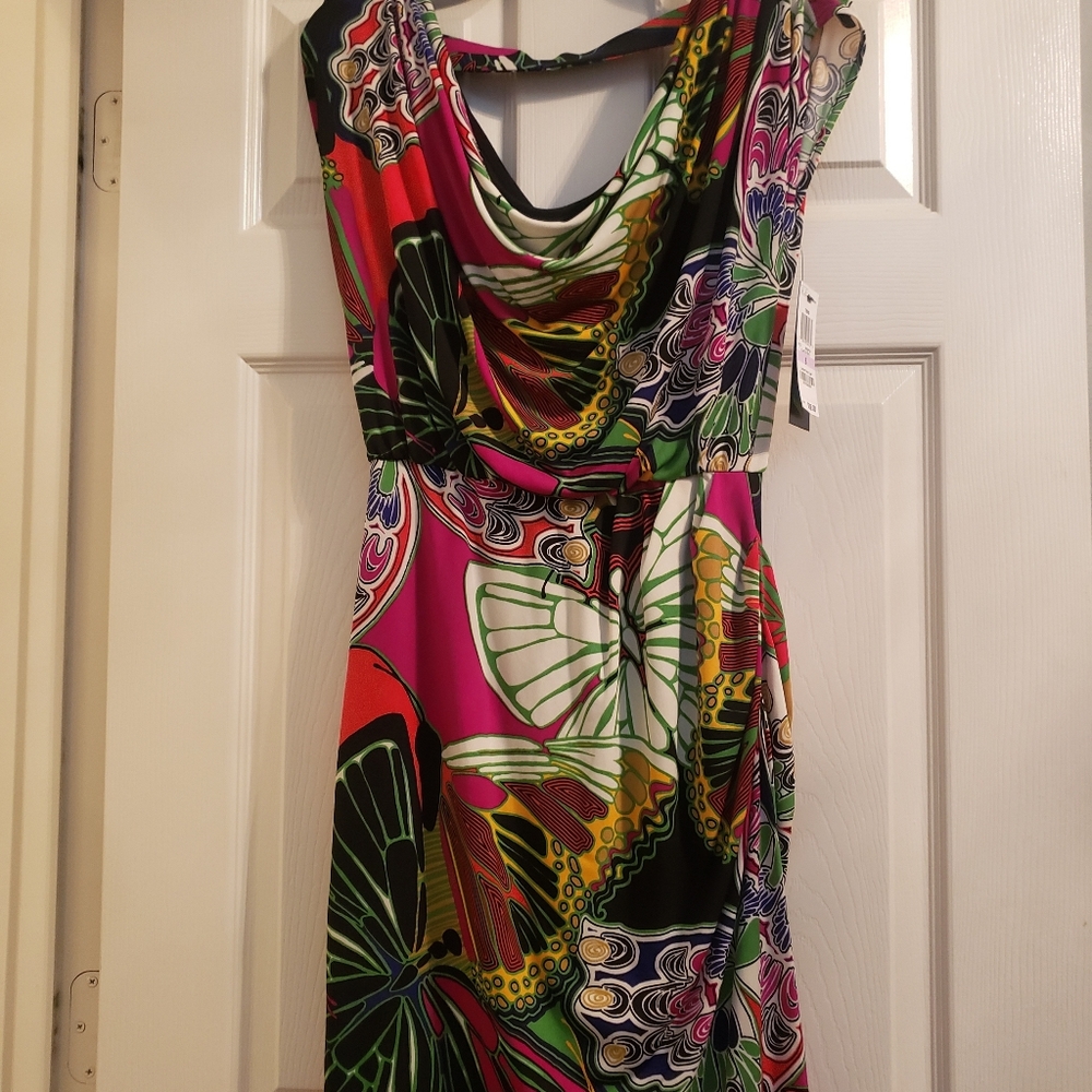 Alfani Island Butterfly Brazil collection dress, 6